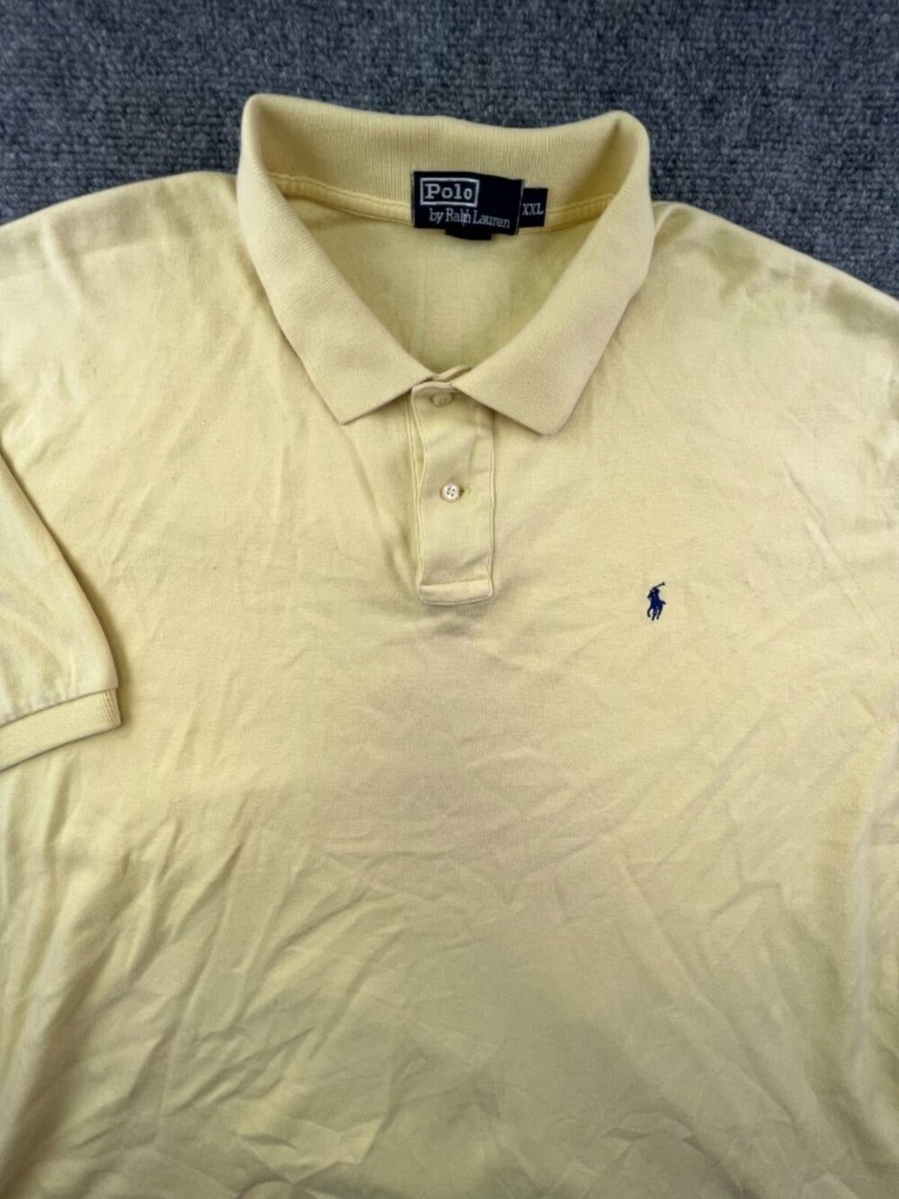 Polo Ralph Lauren Polo Shirt Short Sleeve Men’s Size 2XL Yellow Cotton Adult